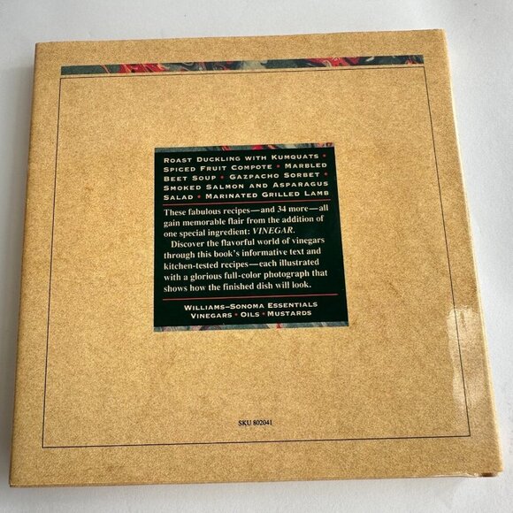 Williams Sonoma Essentials: Vinegars Oils & Mustards Book Set Recipes Cookbooks - Picture 7 of 10